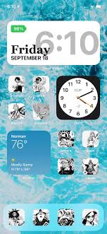 ¿quieres leer naruto, dragon ball, one piece y bleach en el mismo momento en que lo leen en descárgate esta app para leer manga, ya que es la aplicación oficial de shueisha inc. One Piece Home Screen With Ios 14 Onepiece