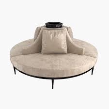 Shop wide range of settee furniture online in india from rainforest italy. Custom Hand Made Center Round Settee Banquette 3d Model