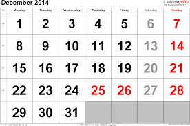 December 2014 Calendar Printable Template Http Www Calendarvip Com December Calendar H Free Printable Calendar Monthly Calendar Printable December Calendar
