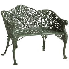 A Superb Passion Flower Cast Iron Garden Seat 1stdibs Com Vintage Patio Cast Aluminium Garden Furniture Garden Furniture