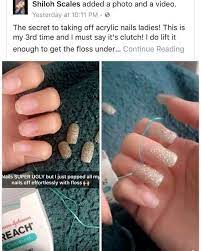 On Instagram You Can Only Do This When Your Nails Are Very Close To Fa Remove Acrylic Nails Take Off Acrylic Nails Acrylic Nails At Home