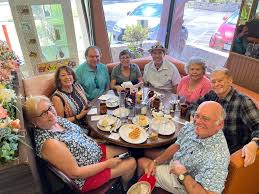 Eagle's nest with a micro reunion of classmates and looking forward to our  50th reunion in October! Attending were Susie and Lee Salinger, Cindy  vourcos Dunham, Matt and Aurora Farias, myself, Pat