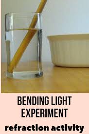 Bending Light Experiment Activity Education Com Light Experiments Light Science Science Teaching Resources