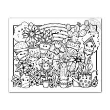As the trend for grown up coloring pages continue, i will bring more for you over the. Cultivate Kindness Coloring Page Cute Kawaii Coloring Page For Kids And Adults Kawaii Art The White Lime