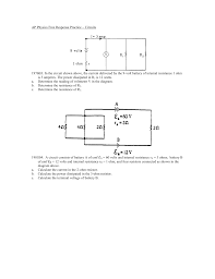Triac dimmable led driver 14 w circuit diagram. 11b Circuits Fr Practice Problems