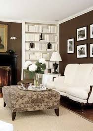 Oser Le Brun Soutenu Sur Nos Murs Murs Marron Salon Marron Decorations Colorees