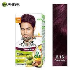 Taking blonde hair to burgundy can lead to a royal purple result if you don't choose the right shade. Buy Garnier Color Naturals Men Shade 3 16 Burgundy 30ml 30g Online At Low Prices In India Amazon In