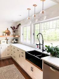 White cabinets modern kitchen black granite countertops. Our 58 Favorite White Kitchens White Kitchen Design Ideas Hgtv
