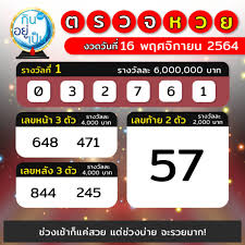 มี 1 รางวัลๆละ 6,000,000 บาท. Kh08yueoixxvdm