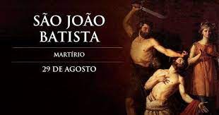 Bitte geben sie ein anderes datum ein. Hoje E Celebrado O Martirio De Sao Joao Batista Decapitado Por Anunciar A Verdade