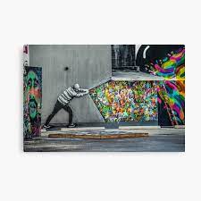 Do you need a notebook to keep track of everything?! Banksy Canvas Prints Redbubble