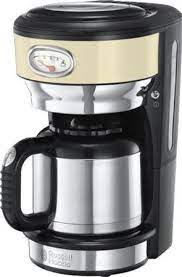 russell hobbs filteres kavefozo termoszos russell hobbs quot retro quot krem koffiezetapparaat gemalen koffie koffie