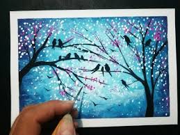 Easy Painting Ldeas Step By Step For Beginners Youtube Poster Color Painting Easy Paintings Creative Art Put just a little paint on the canvas like this below. poster color painting easy paintings