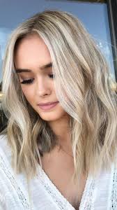 48 Stylish And Amazing Blonde Hairstyles For All Skin Tones Part 5 Medium Hair Styles Long Bob Hairstyles Hair Styles