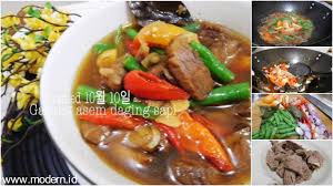 Masakan yang memadukan santan gurih dengan cabe pedas dan buah belimbing asam segar akan memanjakan setiap lidah yang menyantap. Resep Garang Asem Daging Sapi Kuahnya Super Seger Modern Id