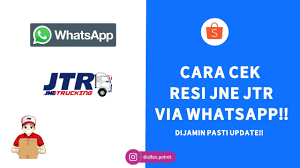 Aplikasi ini ditujukan untuk pebisnis online/umkm maupun masyarakat. Cek Resi Jne Jtr Lewat Whatsapp Youtube