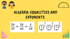 Algebra Solving Equalities And Exponents Aka Indices Gre Gmat Act Sat Cat High School Math Algebra High School Math Math Problem Solving