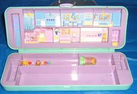 Polly Pocket Haus Wohnung Bad Kuche Pencil Case Stiftebox Polly Pocket Childhood Toys Childhood