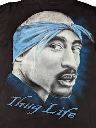 Vintage TUPAC T-shirt Tupac Shakur Graphic Tee 2pac Makaveli Thug Life 90s  Rap Music West Coast Hip Hop Black Tall Tee Oversized Size 2XL