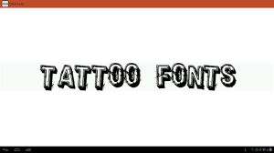 We have put together a collection of best free tattoo fonts to get inspired by. Tattoo Fonts For Android Apk Download