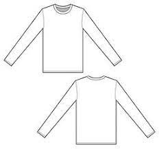 Download Long Sleeve T Shirt Set Vector Illustration Flat Sketches Template Flat Sketches Shirt Sketch T Shirt Design Template