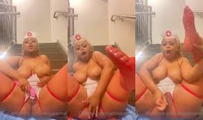 Horny Black Nurse Sneaks Away To Cum