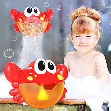 Only need to add baby shower get to make bubble ,when baby bathing ,they can play with bubble,enjoy the bath time. Buy Bubble Crabs Baby Bath Toy Bubble Maker Bathtub Soap Machine Toys For Children With Music Water Toy At Affordable Prices Free Shipping Real Reviews With Photos Joom