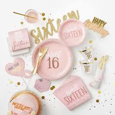 Scallop party cups rose gold (8 pack) £4.59. Rose Gold Pink Sweet 16 Beverage Napkins 16ct Pink Sweet 16 Sweet 16 Party Decorations Sweet 16 Birthday