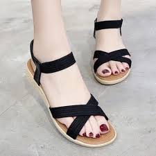 Flat sandals for women closed toe. Summer Women Flat Sandals Women S Fashion Low Heel Anti Skidding Beach Shoes Cross Strap Peep Toe Sandals Chaussures Femme G3 Low Heels Aliexpress