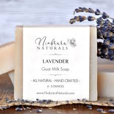 Lavender Goat Milk Soap Niobrara Naturals Always All Natural Skin Care Plus Soy Candles