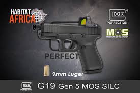 Glock's ndlc finish is tougher. Glock 19 Gen5 Mos Silc 9mm Luger Semi Auto Pistol Habitat Africa