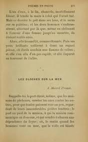 Fernand Gregh To Marcel Proust Les Cloches Sur La Mer From La Fenetre Ouverte 1901 Djvu Words Writer