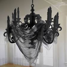 30+ halloween indoor decor ideas to make a haunted house. Halloween Chandelier Decoration Haunted House Chandelier