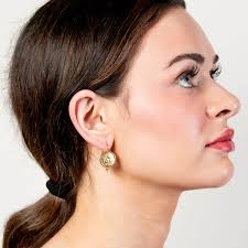 18K Angel Earrings 14mm by templestclair