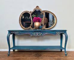 Entry Table Boho Entry French Provincial Entry Sofa Table Color Blending Chalk Paint Entry Table Chalk French Provincial Furniture Entry Table Furniture