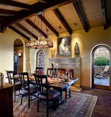 A great rustic t able in the dining room for meals with. Dining Room In Spanish Wild Country Fine Arts