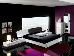 Black And Purple Room Black Purple Minimalist Bedroom Interior Design Purple Bedroom Design Purple Bedrooms Modern Bedroom Furniture
