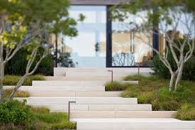 Fairfield Pond Landscape Stairs Modern Landscape Design Landscape Design