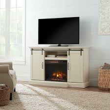 Turnkey llc chelsea 66 tv console with surround sound and. Buy Freestanding Media Console Electric Fireplace Tv Stand With Sliding Barn Door Online In India 274367832114