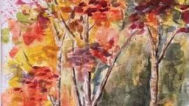 Fall Watercolor Trees — New Leaf Nursery