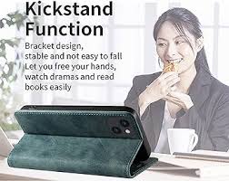 LOLFZ Wallet Case for iPhone 15 6.1", Premium Slim PU Leather Case Card  Slots Stand Function Magnetic Protective Flip Case Cover Compatible with  iPhone 15