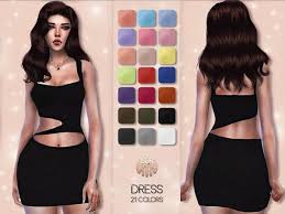 Sims 4 downloads · cc · clothes · hair · furniture · mods · custom content. Busra Tr S Dress Bd26 Clothes Sims 4 Sims 4 Clothing