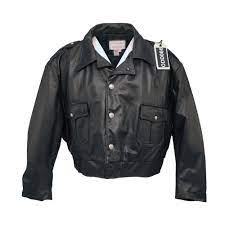 Black Leather Chicago Police Jacket By Taylors Leatherwear 3xl 4450 Od066 Fashion Clothing Shoes Accessories Mensclo Police Jacket Jackets Black Leather