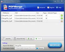Wonderfulshare Pdf Merge Pro The Best Pdf Merge Tool The Reliable Solution For Merging Pdf Files Which Enable You To Merge Multiple Pdf Files Into A Single F