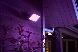 Philips Hue White And Color Ambiance Discover Outdoor Floodlight Black 1743530v7 Best Buy