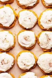 Melt In Your Mouth Pumpkin Cookies With Cream Cheese Frosting The Recipe Critic Cream Cheese Cookies Soft Pumpkin Cookies Pumpkin Cookies
