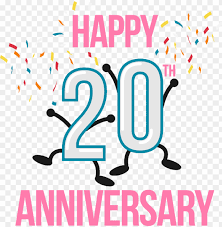 Happy 20th anniversary quotes & sayings. Happy 20th Anniversary Png Anniversary Png Image With Transparent Background Toppng