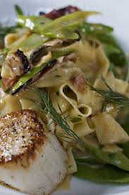 Pappardelle With Scallops Kitchme Pappardelle Pasta Recipes Pappardelle Recipe