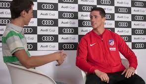 Photo by ap photo/lefteris pitarakis. Fernando Torres Im Interview Beim Audi Cup