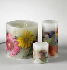 Your friend or family member will be able to use this as a table centrepiece or just as a small piece of decor lighting up the stairs. Spring Craft How To Make Dried Flower Candles Pressed Flower Candles Dried Flower Candles Diy Candles With Flowers